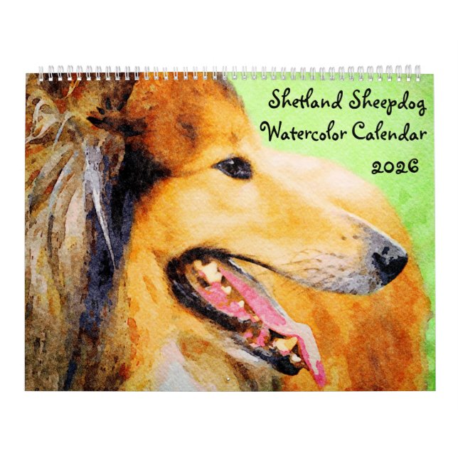 2026 Shetland Sheepdog Sheltie Mama Owner Calendar (Cover)