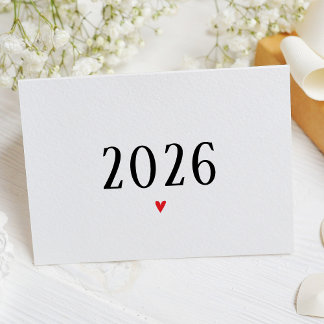 2026 Simple Surprise Pregnancy Announcement Card