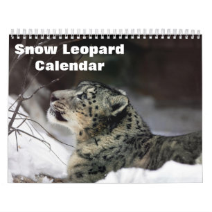 2026 Snow leopard Calendar