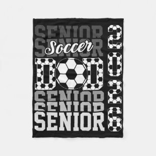 2026 Soccer Senior Dad Graduation Matching Family Fleece Blanket