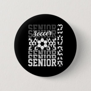 2026 Soccer Senior Mum Graduation Matching Family  6 Cm Round Badge