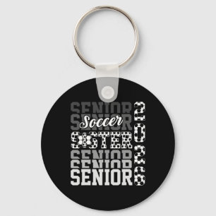 2026 Soccer Senior Sister Graduation Matching Fami Key Ring
