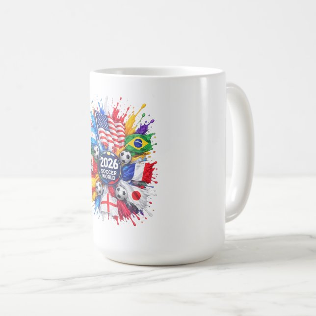 2026 Soccer World Championship Coffee Mug (Front Right)