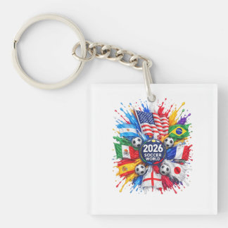 2026 Soccer World Championship Key Ring