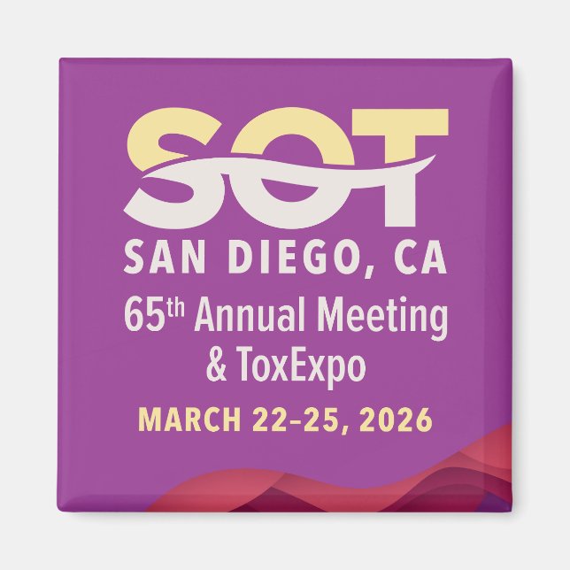2026 SOT Annual Meeting and ToxExpo Magnet (Front)