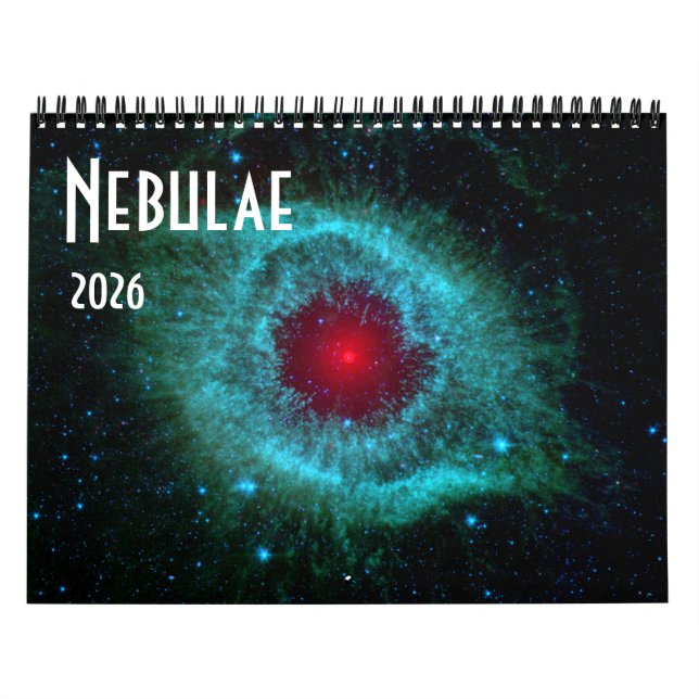 2026 Space Astronomy Universe NASA Nebulae Stars Calendar (Cover)