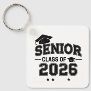 2026 Square Senior Graduation Keychain