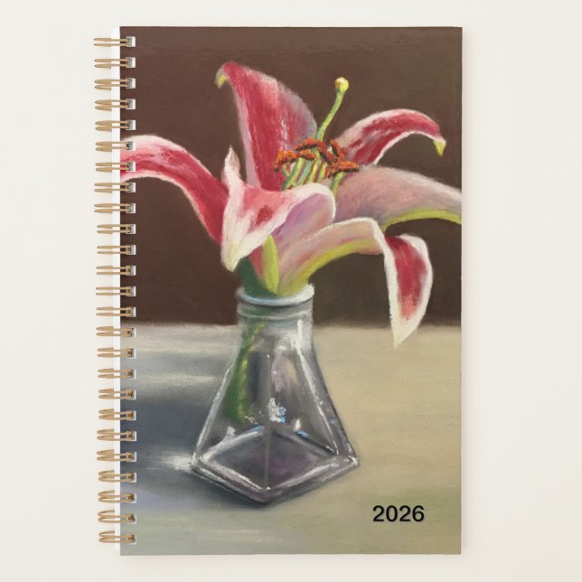 2026 Stargazer Lily Planner (Front)