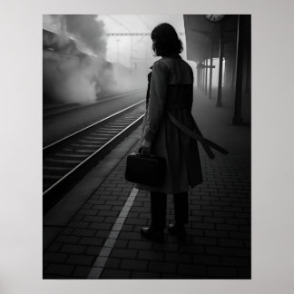 2026 Train Platform Solitude Print