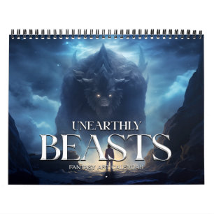 2026 Unearthly Beasts Fantasy Art Calendar