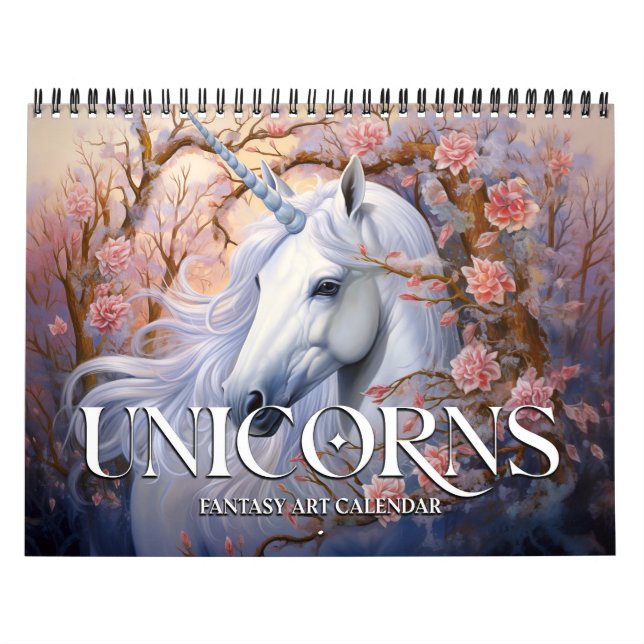 2026 Unicorns Fantasy Art Calendar (Cover)