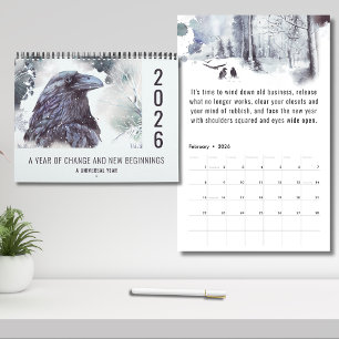 2026 Universal Year of Change Motivational Calendar