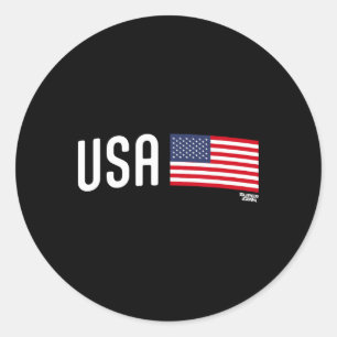 2026 Usa Soccer Fan World Cup _1  Classic Round Sticker