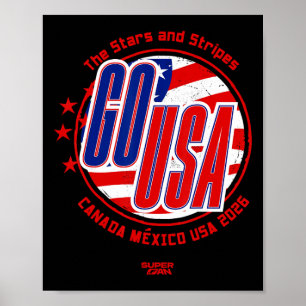 2026 Usa Soccer Fan World Cup  Poster