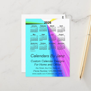 2026 Vanishing Point Business Calendar by Janz Postcard