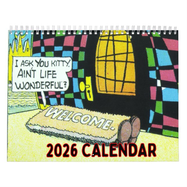 2026 Vintage Cliff Sterrett Wall Calendar (Cover)