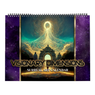 2026 Visionary Dimensions 2 Surreal Art Calendar