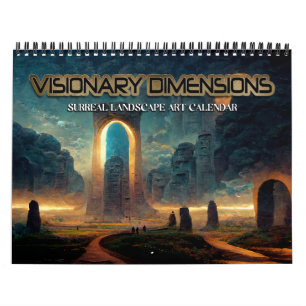 2026 Visionary Dimensions 3 Surreal Landscapes Calendar