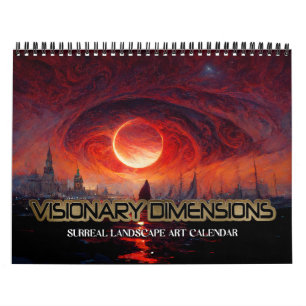 2026 Visionary Dimensions 4 Surreal Landscapes Calendar