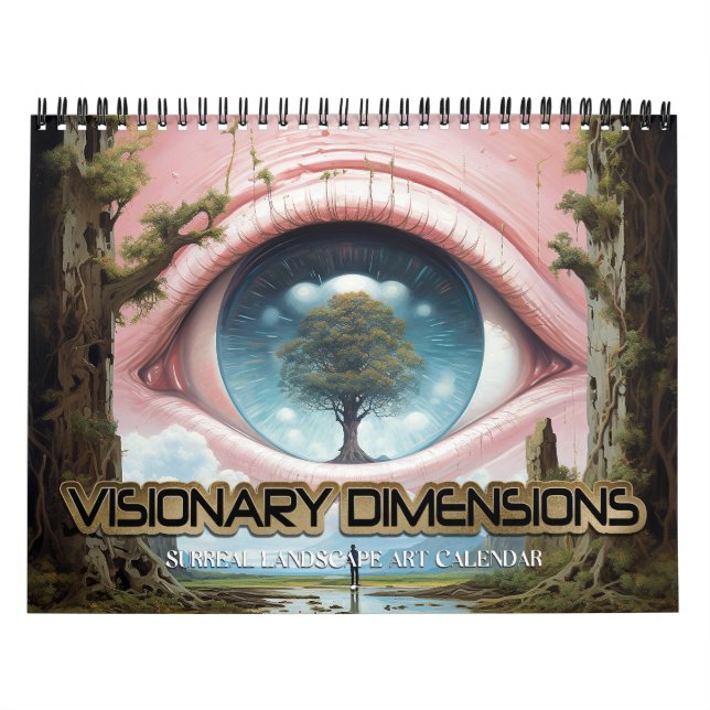 2026 Visionary Dimensions 5 Surreal Landscapes Calendar (Cover)