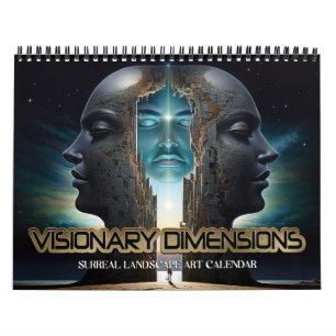 2026 Visionary Dimensions 6 Surreal Landscapes Calendar