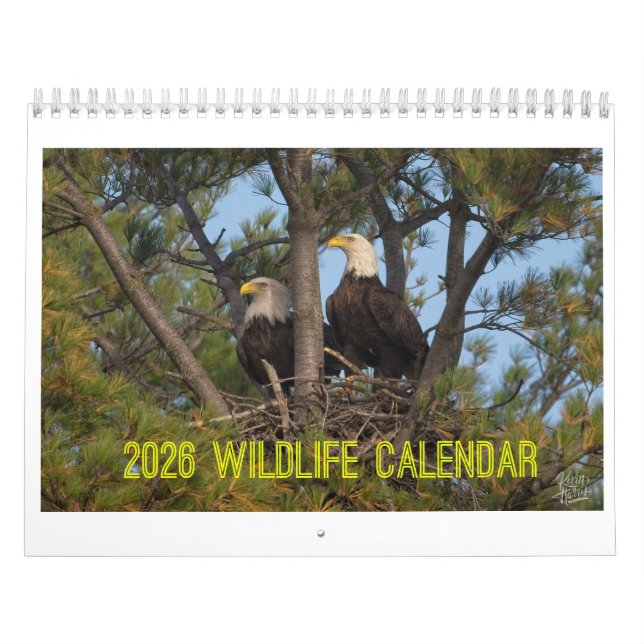 2026 Wildlife Calendar by Kevin Harris (Cover)