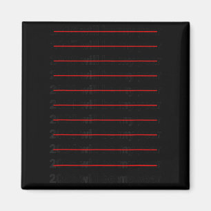 2026 Will Be My Year Funny Humor New Year Quote Magnet