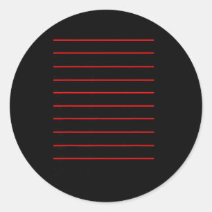 2026 Will Be My Year Funny New Years Eve Resolutio Classic Round Sticker