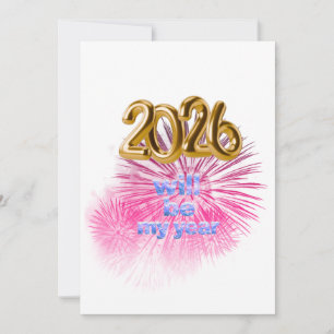 2026 Will Be My Year Invitation