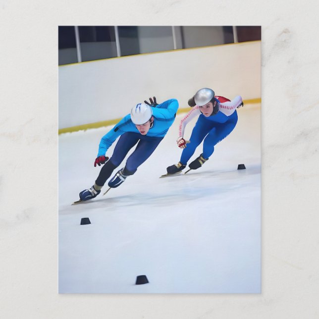 2026 Winter Olympics Holiday Postcard Cheer (Front)