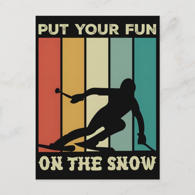 2026 Winter Olympics Holiday Postcard Cheer (Front)