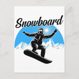 2026 Winter Olympics Womens Snowboarding Halfpipe Holiday Postcard