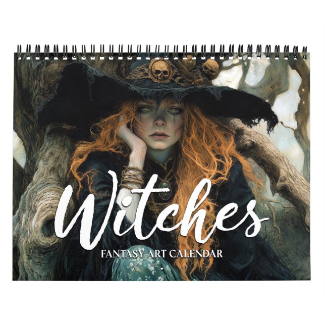 2026 Witches Fantasy Art Calendar (Cover)
