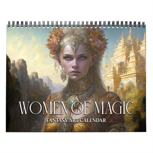 2026 Women Of Magic 4 Fantasy Art Calendar (Cover)