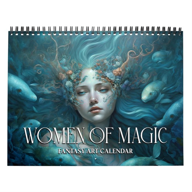 2026 Women Of Magic Fantasy Art Calendar (Cover)