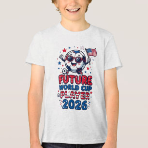 2026 World Cup Tri-Nation Fan Art, North American  Tri-Blend Shirt