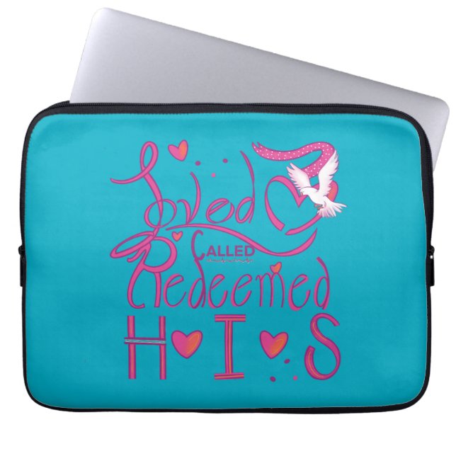 2026 wrapped in love laptop sleeve (Front)