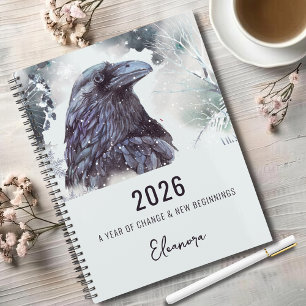 2026 Year of Change Raven Symbolism Planner