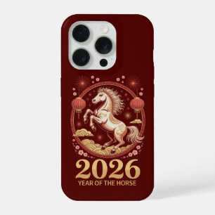 2026 Year Of Horse Chinese New Year Zodiac iPhone 15 Pro Case