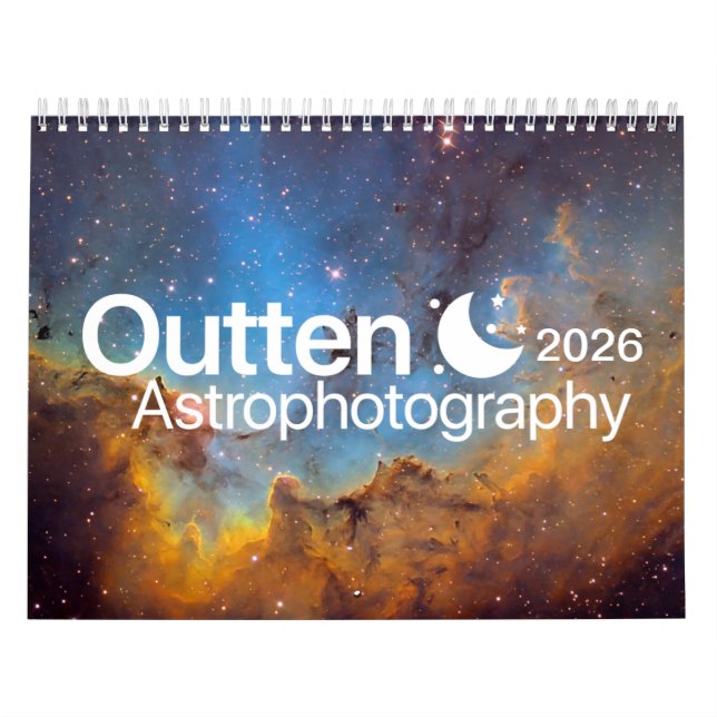 2026 Year Of Space Outten Astrophotography Calenda Calendar (Cover)