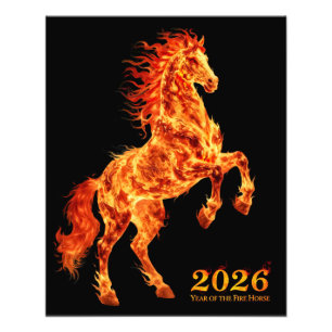 2026 Year of the Fire Horse Photo Print
