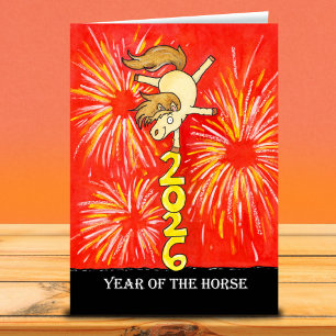 2026 Year of the Horse Greeting Card
