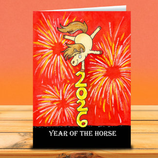 2026 Year of the Horse Greeting  Card