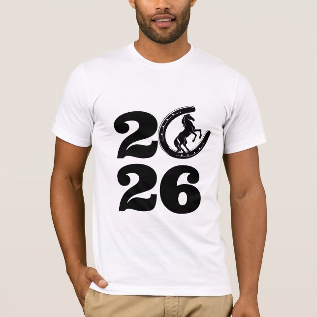 2026 Year of the Horse T-Shirt - Chinese New Year (Front)