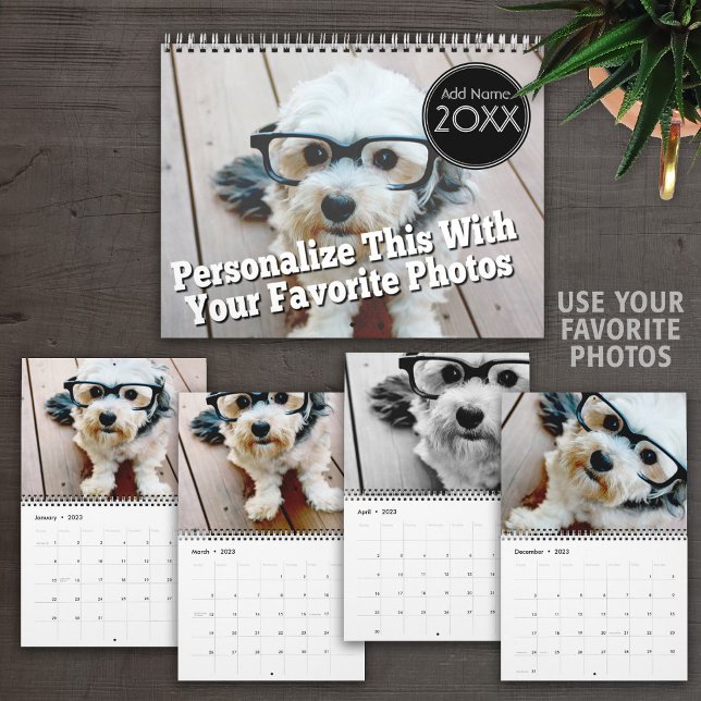 2027 -- 14 Photo Template Full Coverage Calendar (Creator Uploaded)