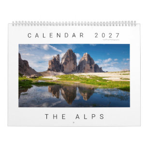 2027 Alps nature & landscape photo Calendar
