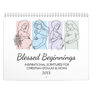 2027 BLESSED BEGINNINGS Christian Doula Mum Gift Calendar