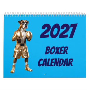 2027 Boxer Dog Calendar