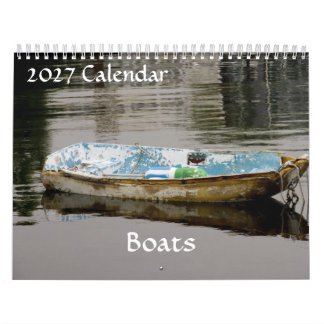 2027 Calendar- Boats Calendar