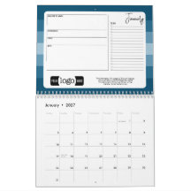 2027 Calendar Business Greeting with Logo - Cheers